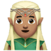 🧝🏽‍♂️ man elf: medium skin tone display on Apple